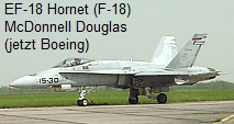 EF-18 Hornet (F-18), McD. Douglas 