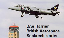 BAe Harrier - British Aerospace :  Senkrechtstarter