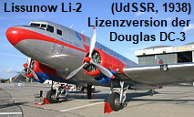 Lissunow Li-2 - Lizenzversion der Douglas DC-3 / C-47 Dakota