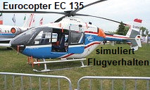 Eurocopter EC 135 - simuliert Flugverhalten
