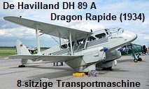 De Havilland DH 89 A Dragon Rapide
