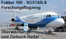 Fokker 100 - SOSTAR-X - Forschungsflugzeug