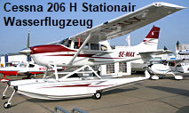 Cessna 206 H Stationair - Amphibian:  Wasserflugzeug