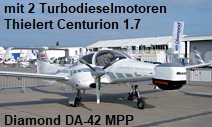 Diamond DA42 MPP - Turbodieselmotoren Thielert Centurion 1.7