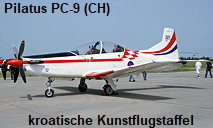 Pilatus PC-9 - kroatische Kunstflugstaffel