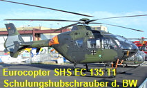 Eurocopter SHS EC 135 T1: Schulungshubschrauber der Bundeswehr