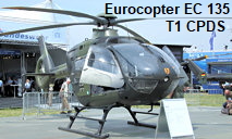 Eurocopter EC 135 T1 CPDS: Variante mit zentralem Instrumenten-Anzeige-System (CPDS = Central Panel Display System)
