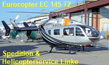 Eurocopter EC 145 (D-HTC): Hubschrauber der Spedition & Helicopterservice Linke