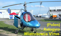 Wiatrakowce Virtus: polnischer Autogyro des Designers John Romaniak