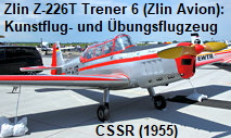 Zlin Z-226T Trener 6 (Zlin Avion): Kunstflug- und Übungsflugzeug aus tschechischer Produktion