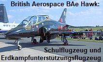 British Aerospace BAe Hawk: Schulflugzeug und Erdkampfunterstützungsflugzeug