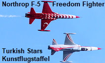 Northrop F-5 Freedom Fighter: Die Turkish Stars sind eine in Konya stationierte türkische Kunstflugstaffel