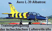 Aero Vodochody L-39 Albatros: Trainingsflugzeug mit Strahltriebwerk der tschechischen Luftstreitkräfte 