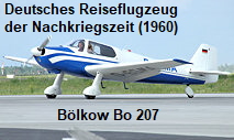 Bölkow Bo 207: Deutsches Reiseflugzeug der Nachkriegszeit
