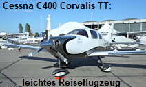 Cessna C400 Corvalis TT: leichtes einmotoriges viersitziges Reiseflugzeug des US-Amerikanischen Herstellers Cessna Aircraft Company