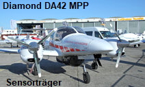 Diamond DA42 MPP (= Multi Pupose Platform): Das Flugzeug eignet sich als multifunktionaler Sensorträger