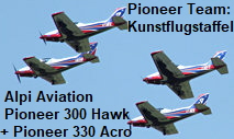 Alpi Aviation Pioneer 300 Hawk und Pioneer 330 Acro: Das Pioneer Team zeigt Kunstflug in Perfektion
