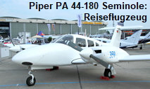 Piper PA 44-180 Seminole: preiswertes Reiseflugzeug für 4 Personen