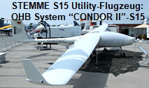 Stemme S15 UTILITY-Flugzeug: OHB System "CONDOR II"-S15 Version, die für unbemannte und bemannte Sicherheitsaufgaben als Sensorträger entwickelt wird