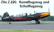 Zlin Z-226: tschechoslowakisches Kunstflugzeug und Übungsflugzeug