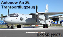 Antonow An-26, Hungarian Air Force: Transportflugzeug der ehemaligen UdSSR von 1967