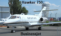 Hawker 750: neuester Businessjet der Hawker Beechcraft Corporation