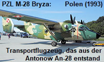 PZL M-28 Bryza: Zweimotoriges Kurzstrecken-Transportflugzeug, das aus der sowjetischen Antonow An-28 entstand