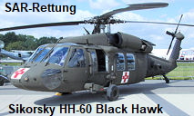 Sikorsky HH-60 Blackhawk: mittelschwerer 2-motoriger Transporthubschrauber für Rettungsflüge