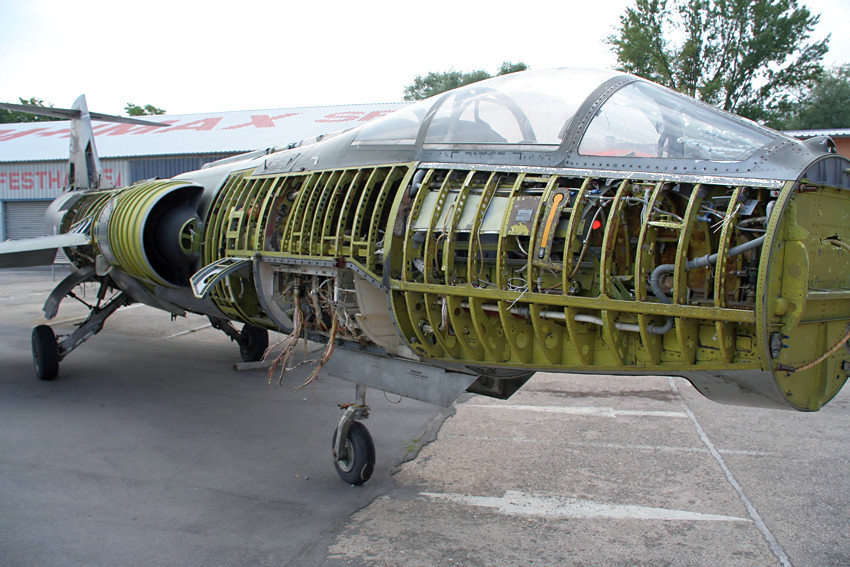 Lockheed F-104 G Starfighter:  war von 1962 an das wichtigste Kampfflugzeug in vielen NATO-Staaten