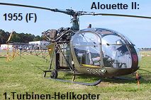 Aerospatiale Alouette II: Erster Hubschrauber der Welt mit Turbinentriebwerk