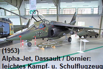 Alpha-Jet, Dassault / Dornier: leichtes Kampf- und Schulflugzeug