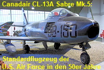 Canadair CL-13A Sabre Mk.5: Standardflugzeug der U.S. Air Force in den 1950er Jahren