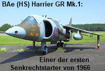 BAe (HS) Harrier GR Mk.1: Einer der ersten Senkrechtstarter von 1966