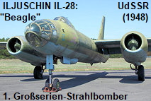 Iljuschin IL-28 "Beagle": der erste in großen Stückzahlen hergestellte Strahlbomber der Welt (NATO-Code: Beagle)