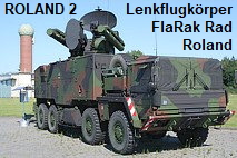 FlaRak Rad Roland: Lenkflugkörper zur Flugabwehr (ROLAND 2)