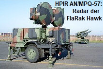 High Power Illumination Radar (HPIR) AN/MPQ-57: Dauerstrichradar des Hawk Systems