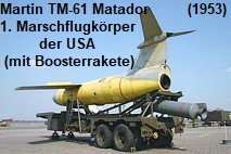 Martin TM-61 Matador: Der erste amerikanischer Marschflugkörper mit Booster-Rakete