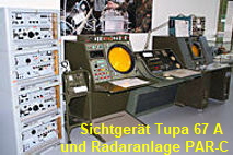 Tupa 67 A und Radaranlage PAR-C