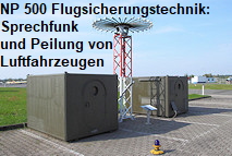 NP 500 Flugsicherungstechnik: dient dem Sprechfunkverkehr zur automatischen Peilung von Luftfahrzeugen