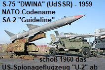 S-75 DWINA (SA-2 Guideline): meist verbreitete Flugabwehrrakete der Geschichte (UdSSR)