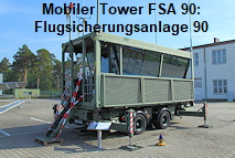 Mobiler Tower FSA 90: Flugsicherungsanlage 90