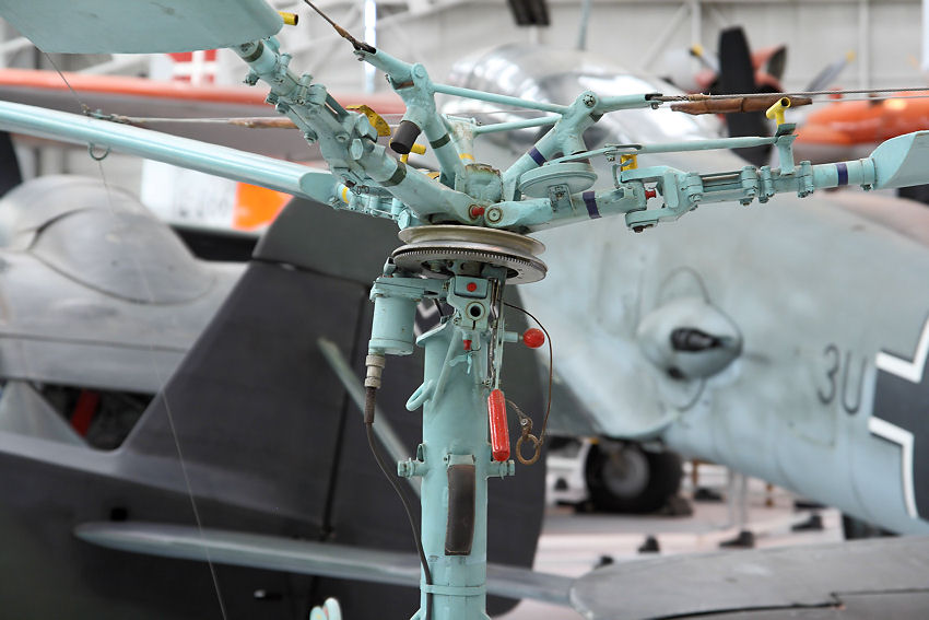 Focke Achgelis FA-330 Bachstelze: Rotor des motorlosernTragschraubers des 2. Weltkriegs