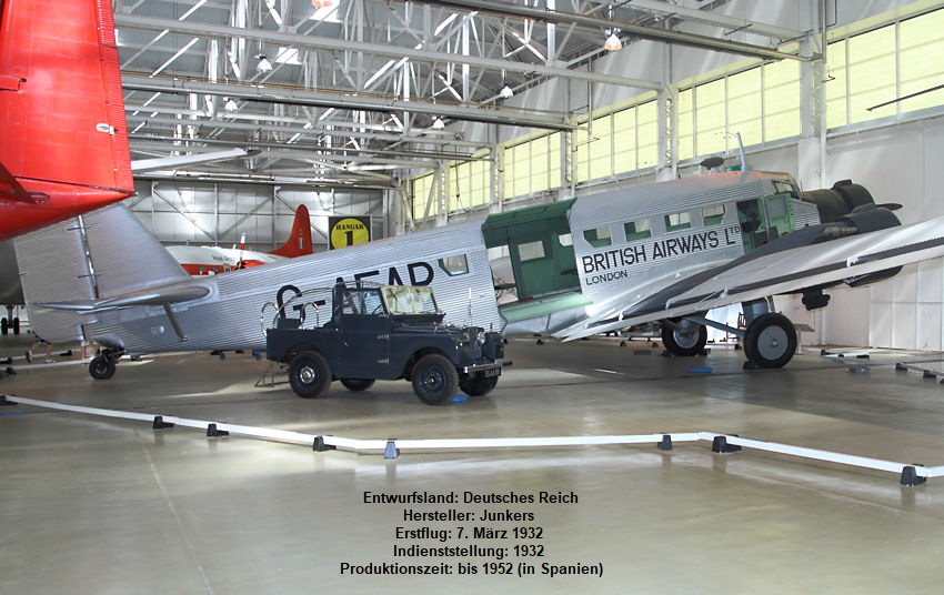 Junkers JU 52: Flugzeug mit Wellblechbeplankung