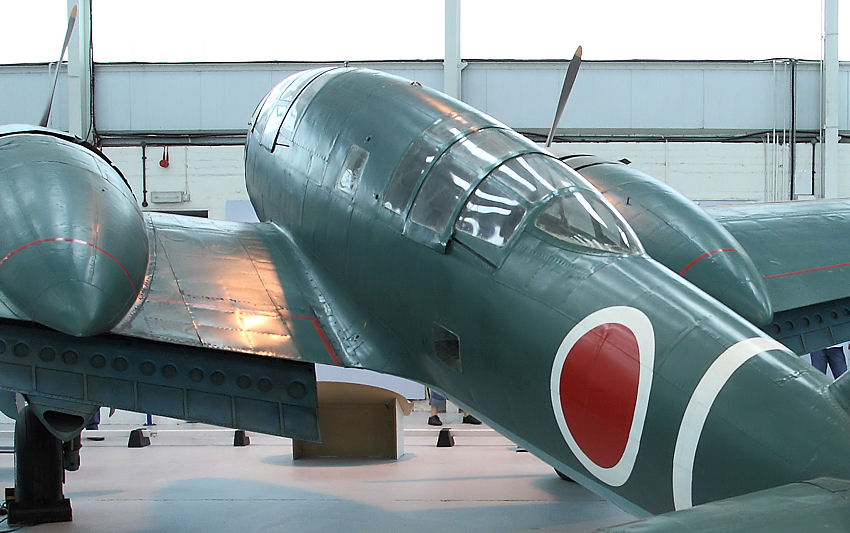 Mitsubishi KI-46 - hinteres Cockpit des Beobachters