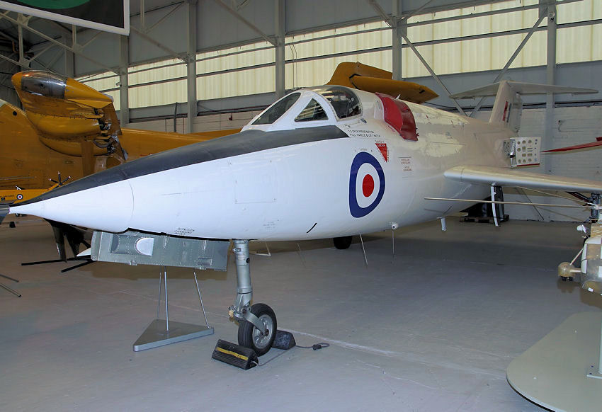 Saunders Roe SR.53: Das Flugzeug hatte zusätzliches Raketentriebwerk, um schnell Höhe zu gewinnen