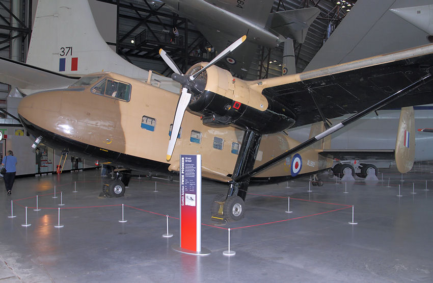 Scottish Aviation Twin Pioneer: Flugzeug als Hochdecker mit zwei 9-Zylinder Sternmotore