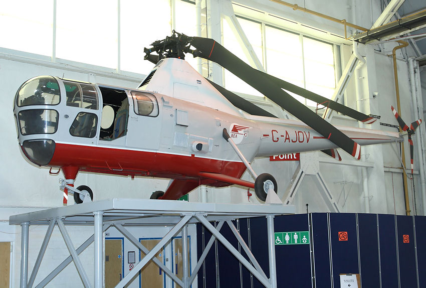 Westland Dragonfly HR3: englische Lizenzversion der US-amerikanischen Sikorsky S-51, bzw. H-5 / R-5