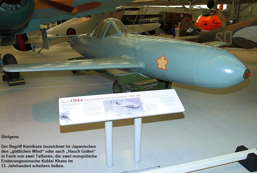 Yokosuka Oka (Ohka): Fluggerät, das ausschließlich zur Kamikaze eingesetzt wurde