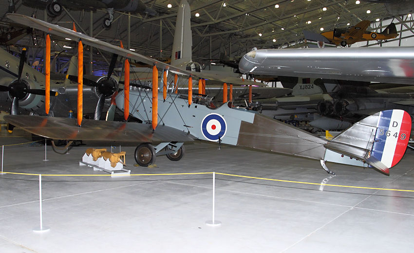 Airco D.H. 9: Doppeldecker von 1917 (ab 1920 De Havilland)