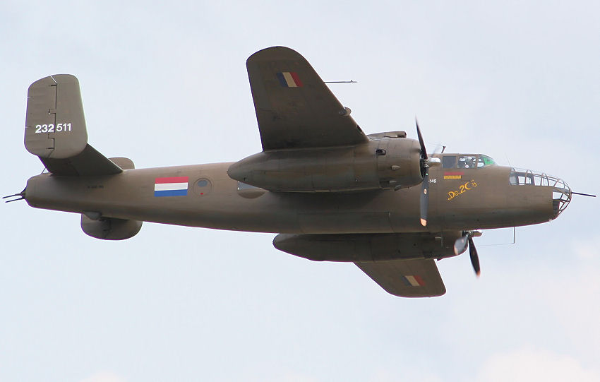 North American B-25 „Mitchell“: 2-motoriger mittelschwerer Bomber des Zweiten Weltkriegs